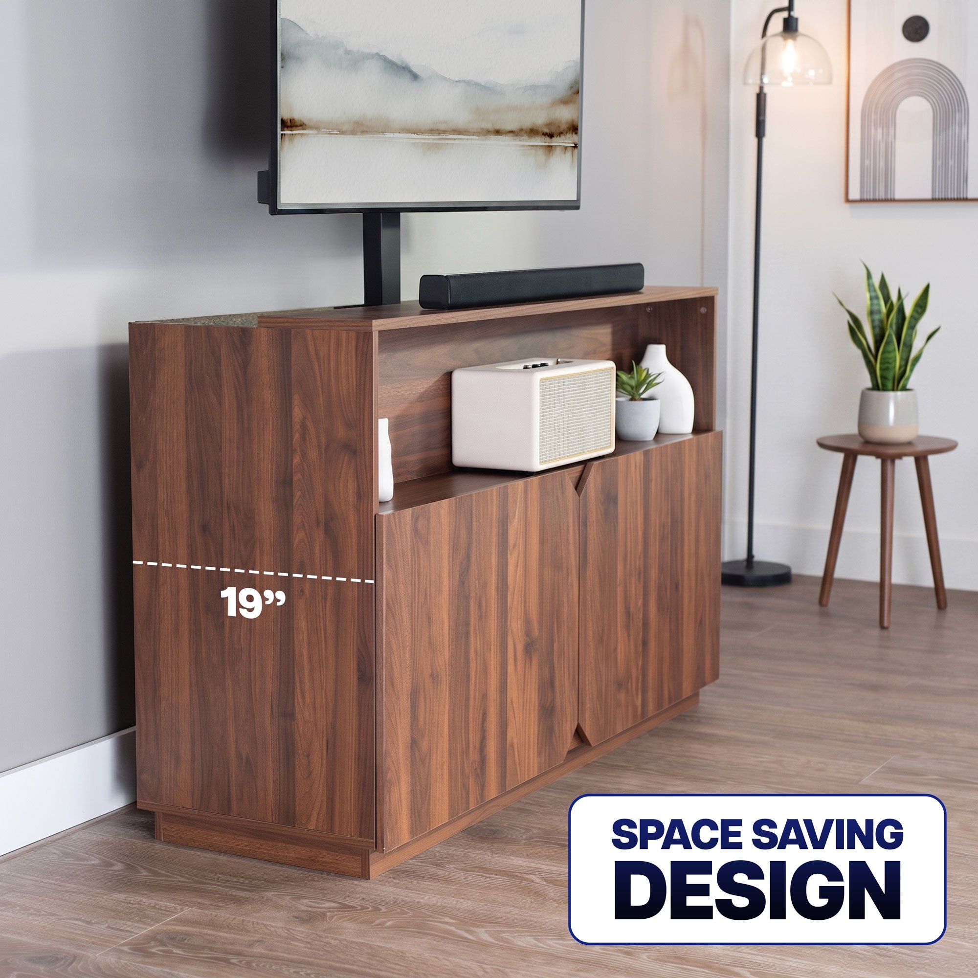 TV Lift Cabinet w/ Storage - 32” to 55” Screens