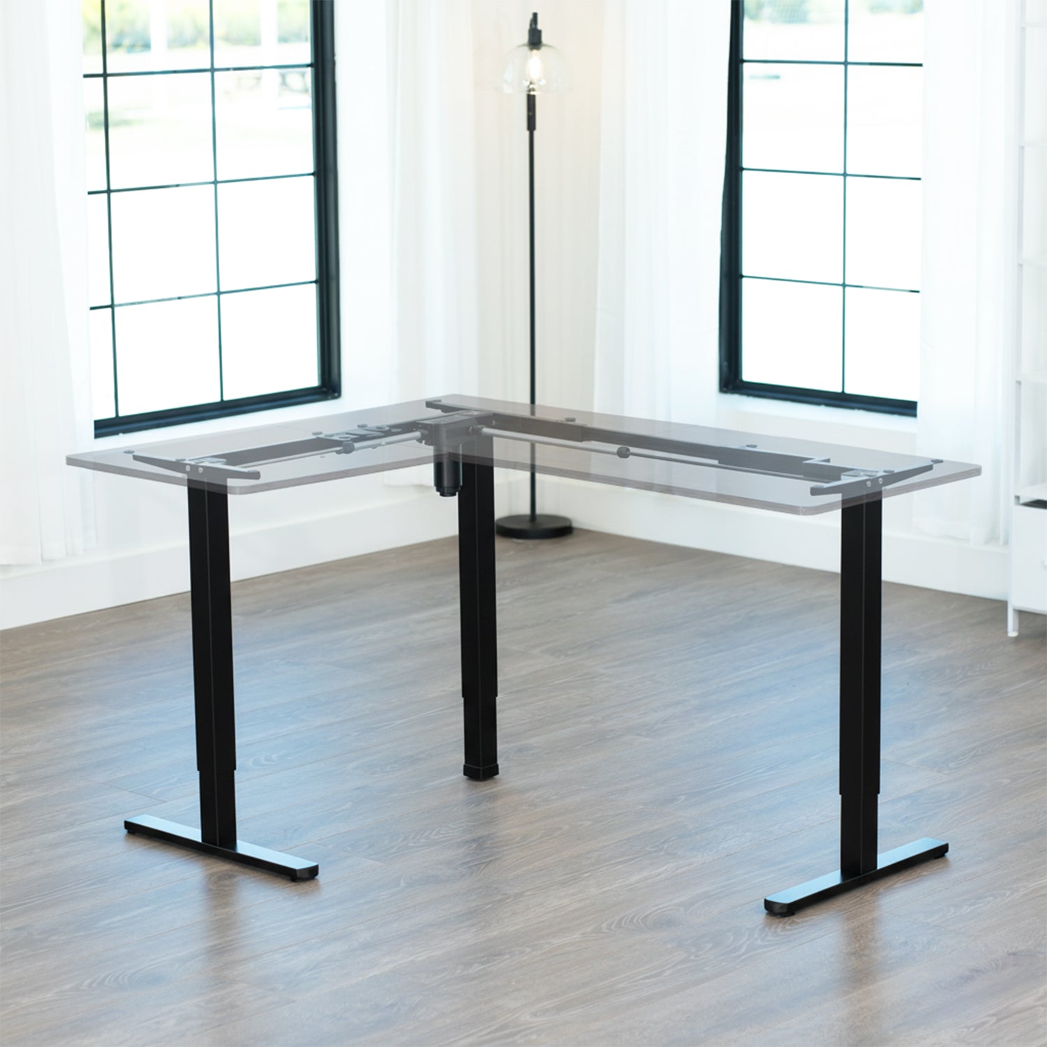 E3 Series - Corner Electric Single Motor Desk Frame