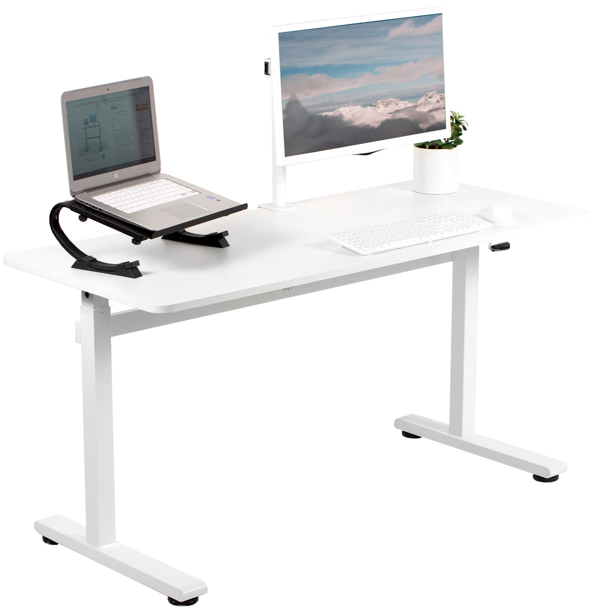 55" x 24" Crank Height Adjustable Desk