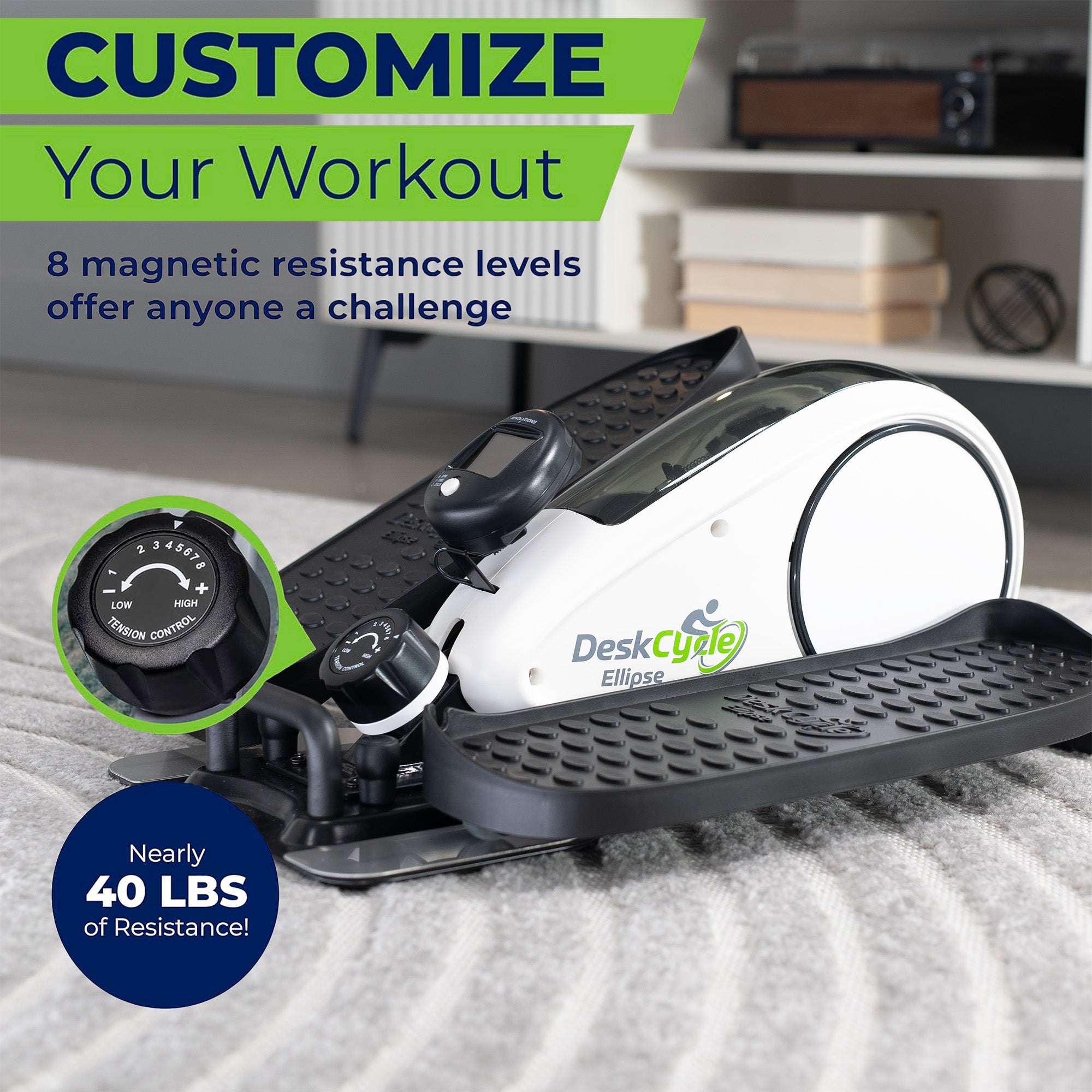 DeskCycle by VIVO Under Desk Elliptical Leg Exerciser