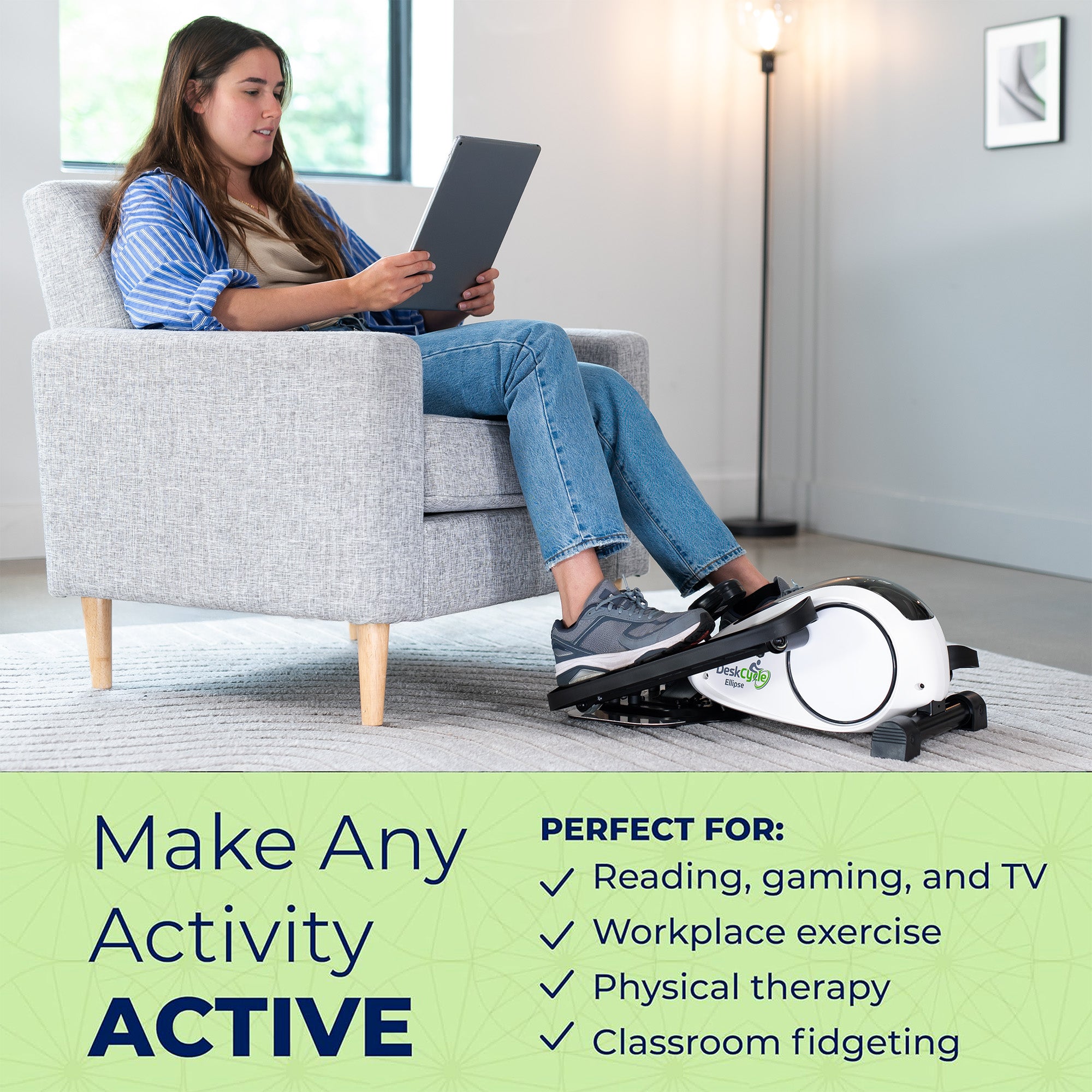 DeskCycle by VIVO Under Desk Elliptical Leg Exerciser