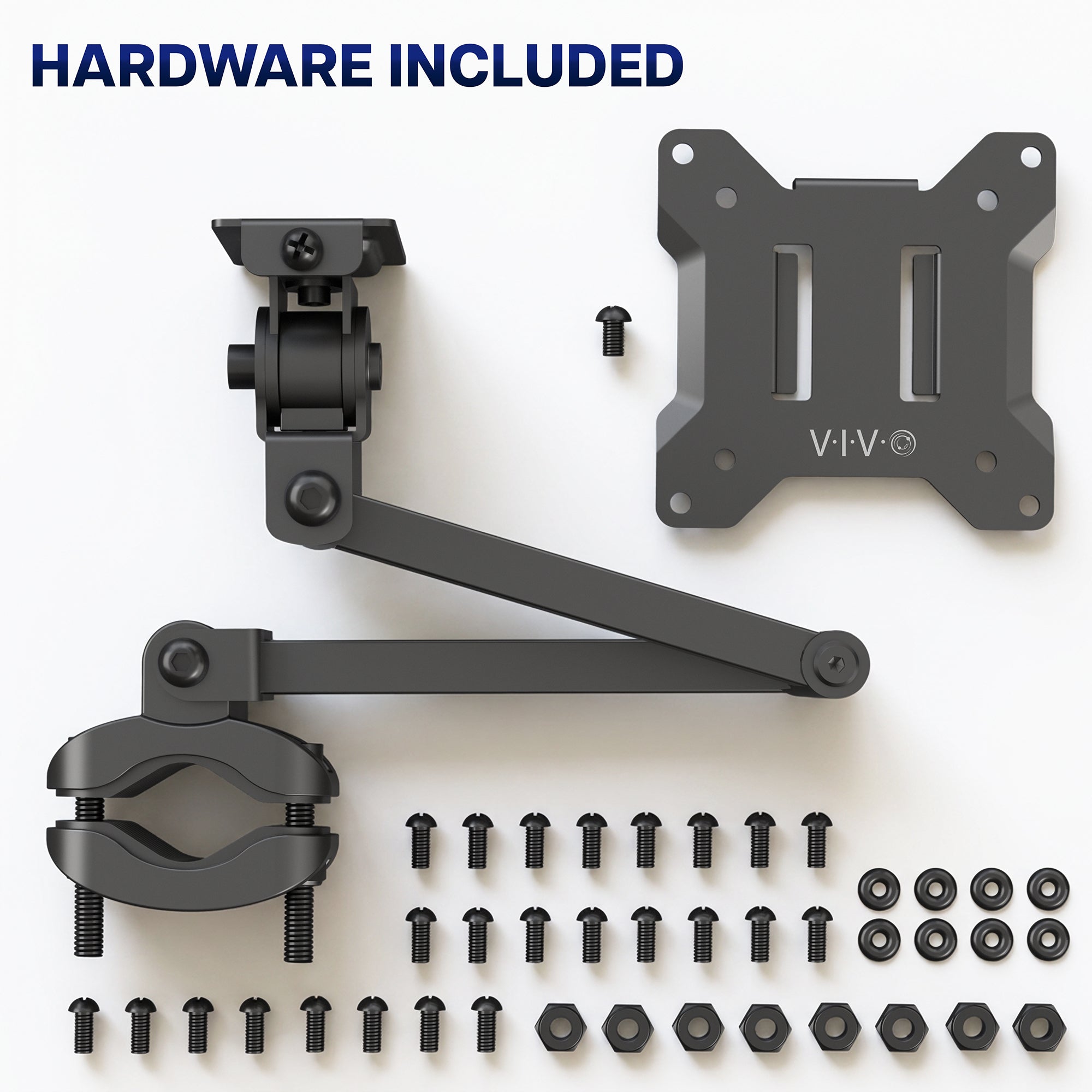 VESA Monitor Arm Pole Mount - 23" to 43" Screens