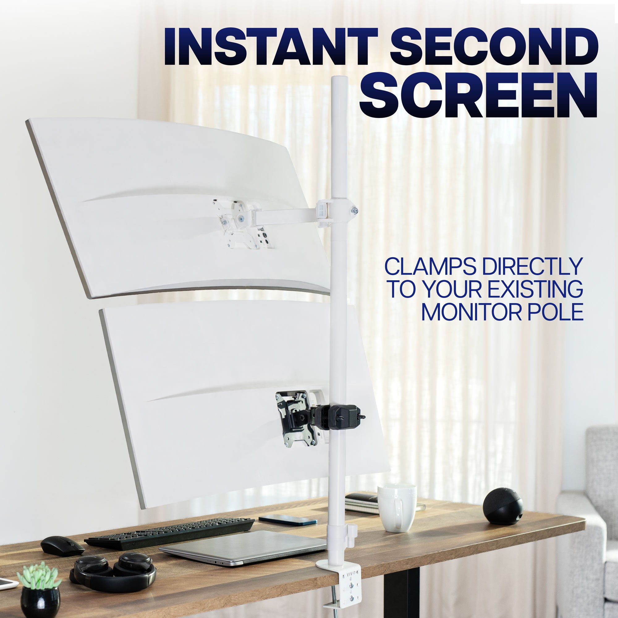 VESA Bracket Pole Mount - 23" to 43" Screens
