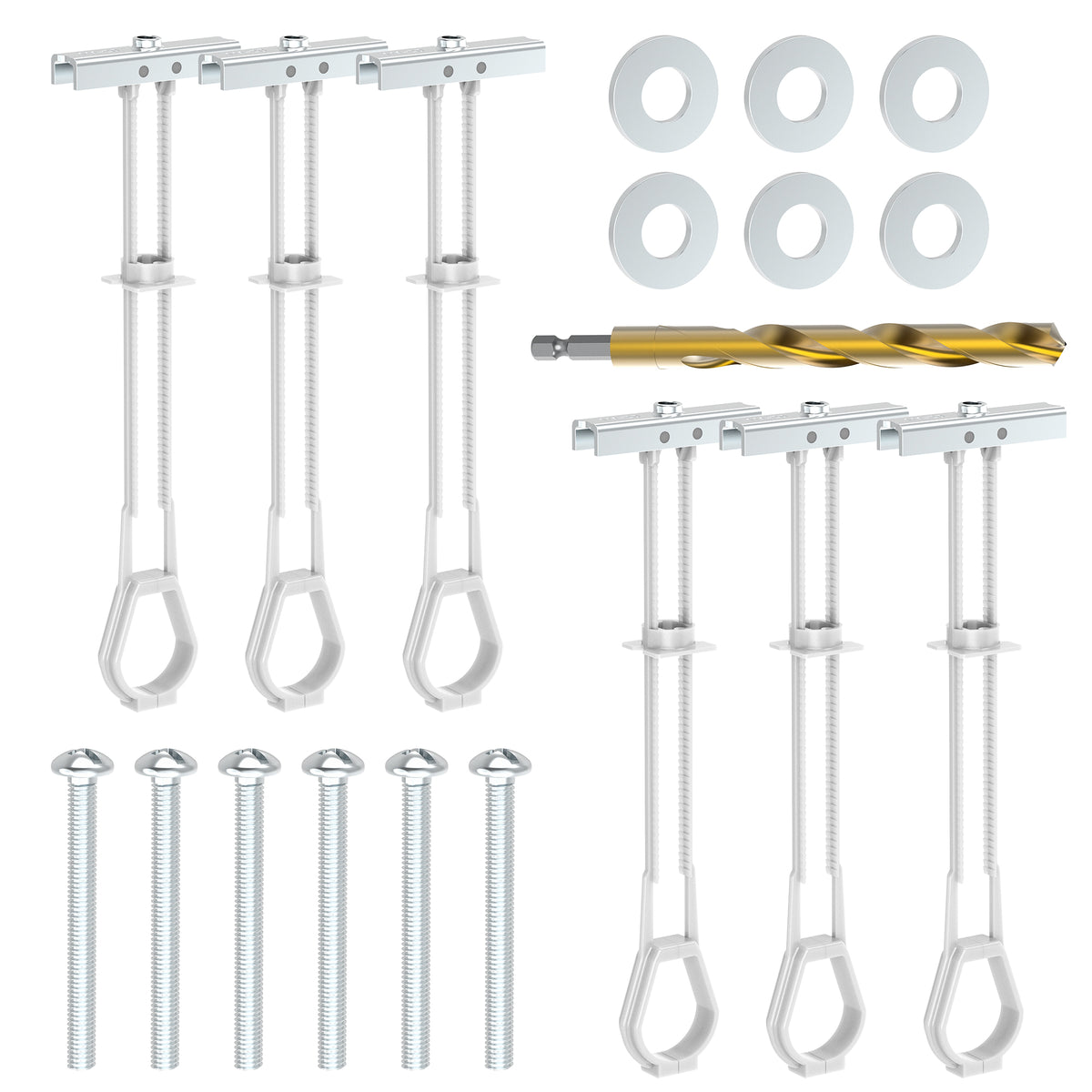 Metal Stud TV Mounting Hardware Kit