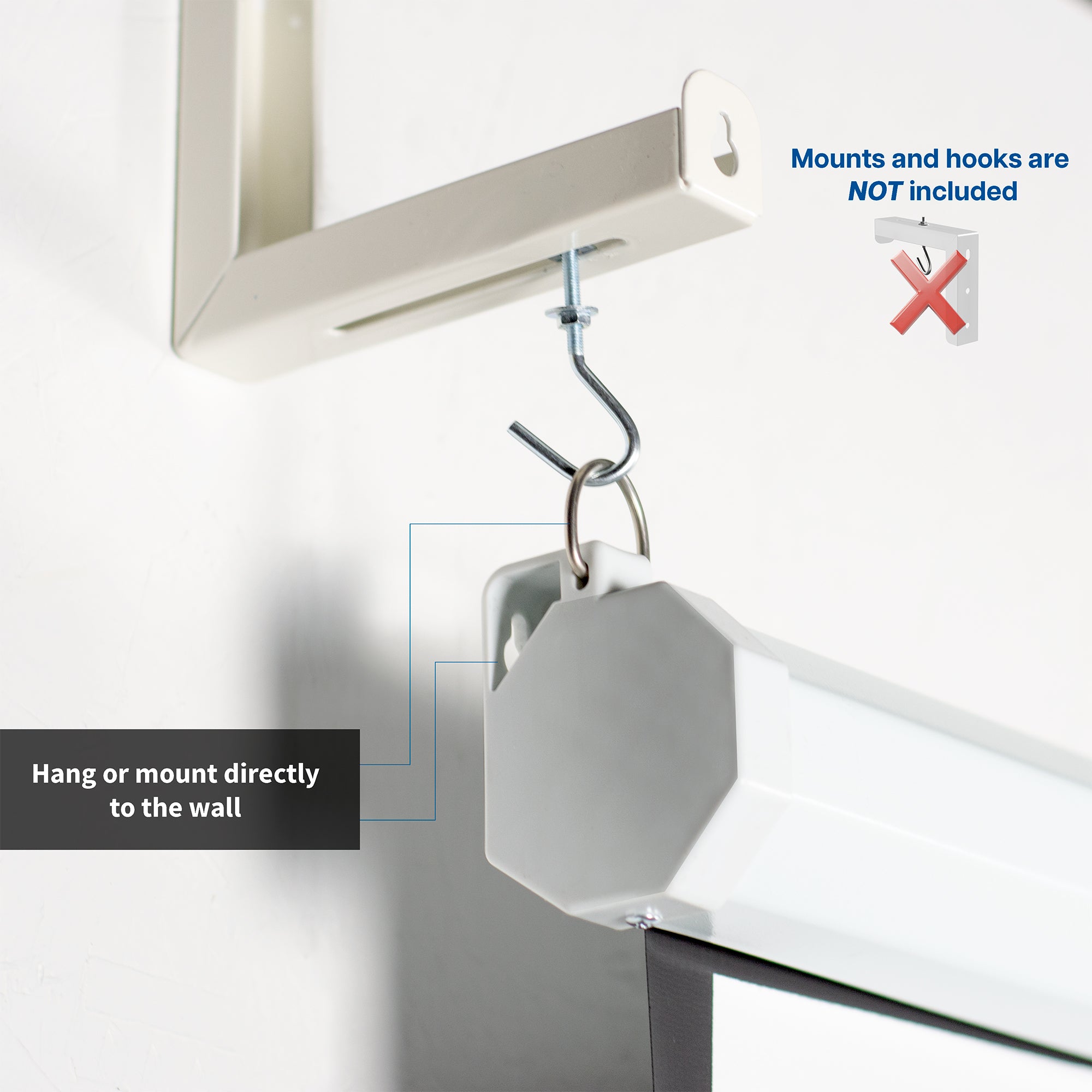 100" Manual Projector Screen 16:9