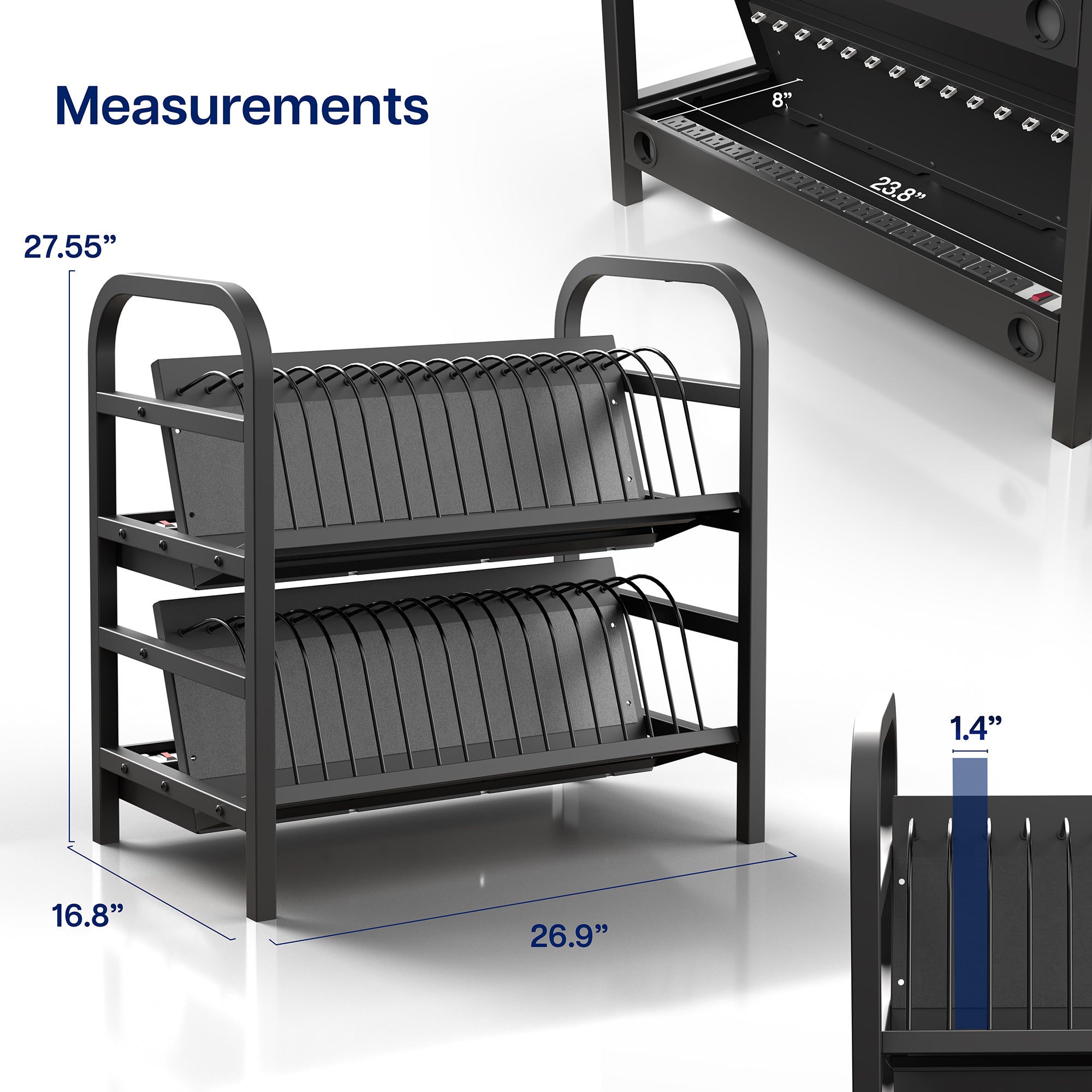 32-Bay Laptop and Tablet Open Charging Station