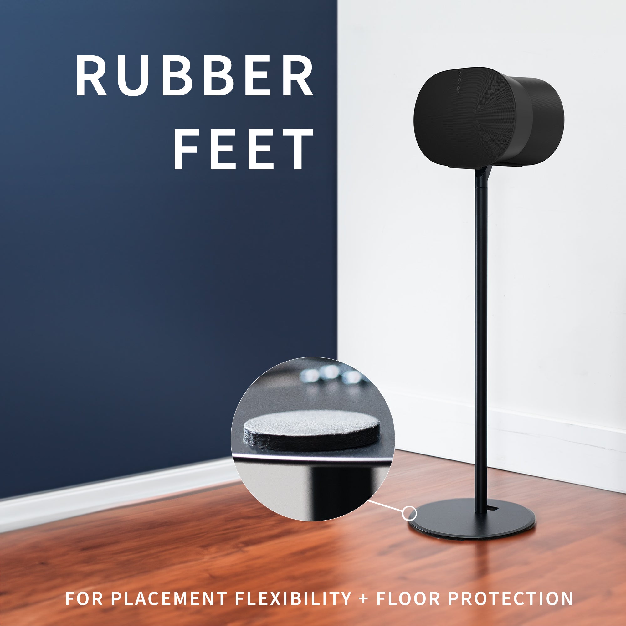 Enjoy elevated sound with speaker stands designed for the Sonos Era 300.