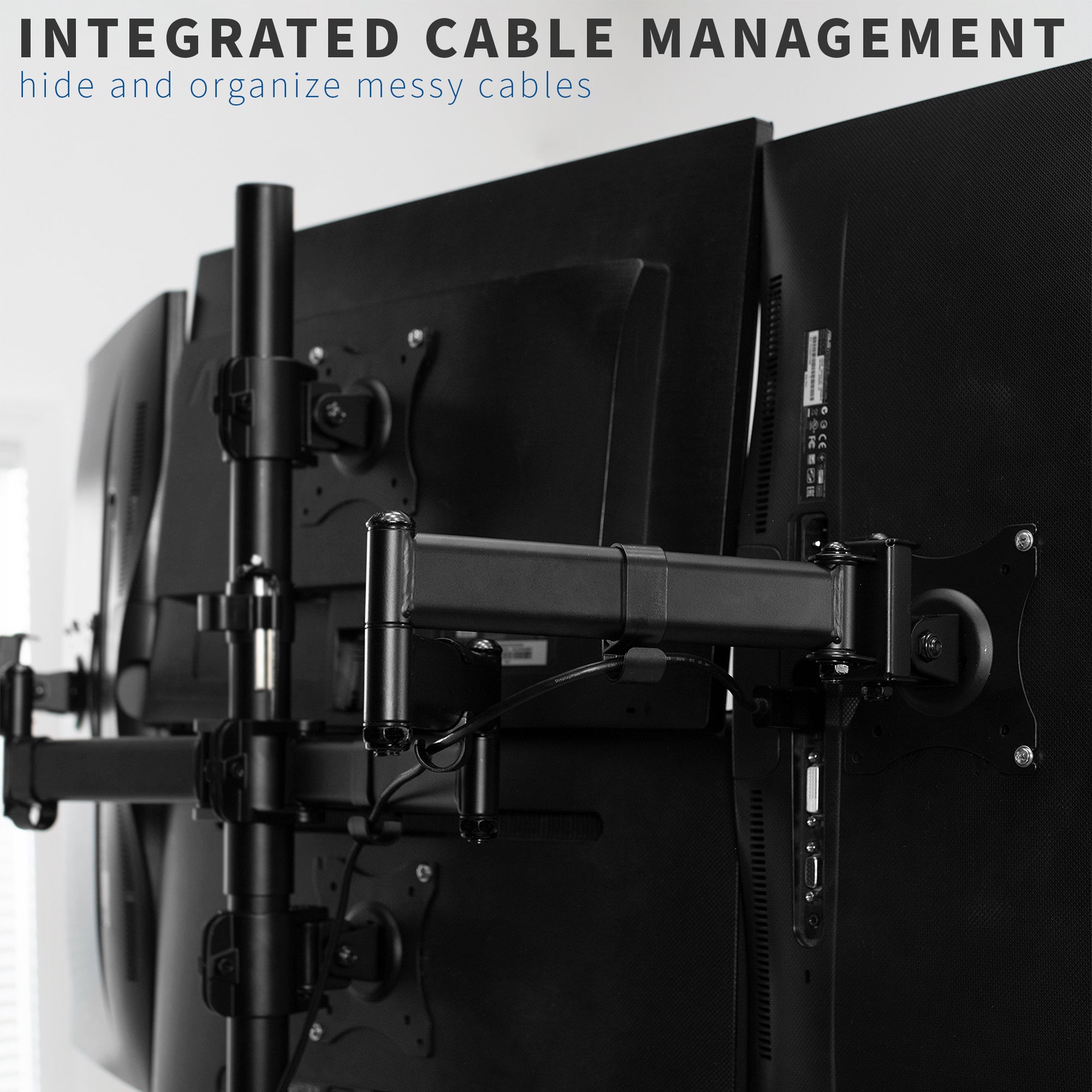 Quad Monitor Desk Stand