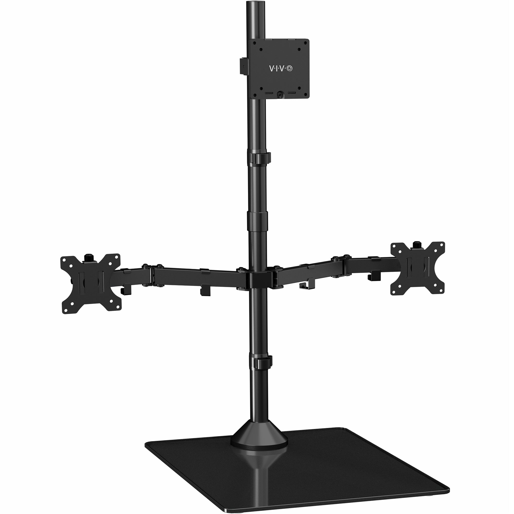 Triple Monitor Desk Stand (1 Ultrawide + 2 Standard) - Up to 49" Screens