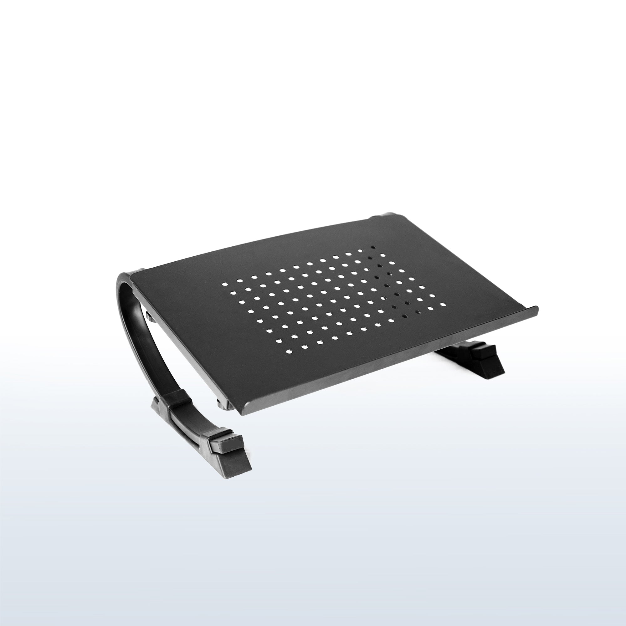 Black laptop riser from VIVO.