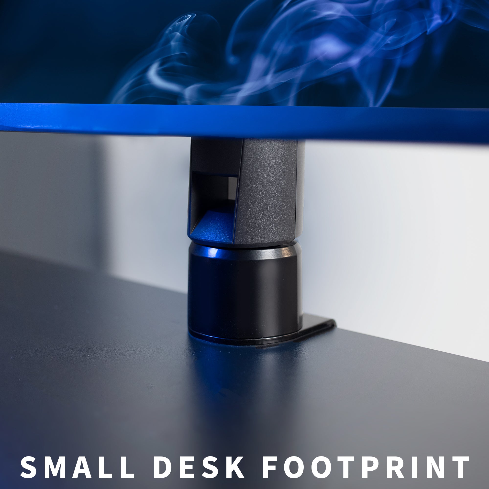 Save the space of your desk with this low-profile desk clamp.