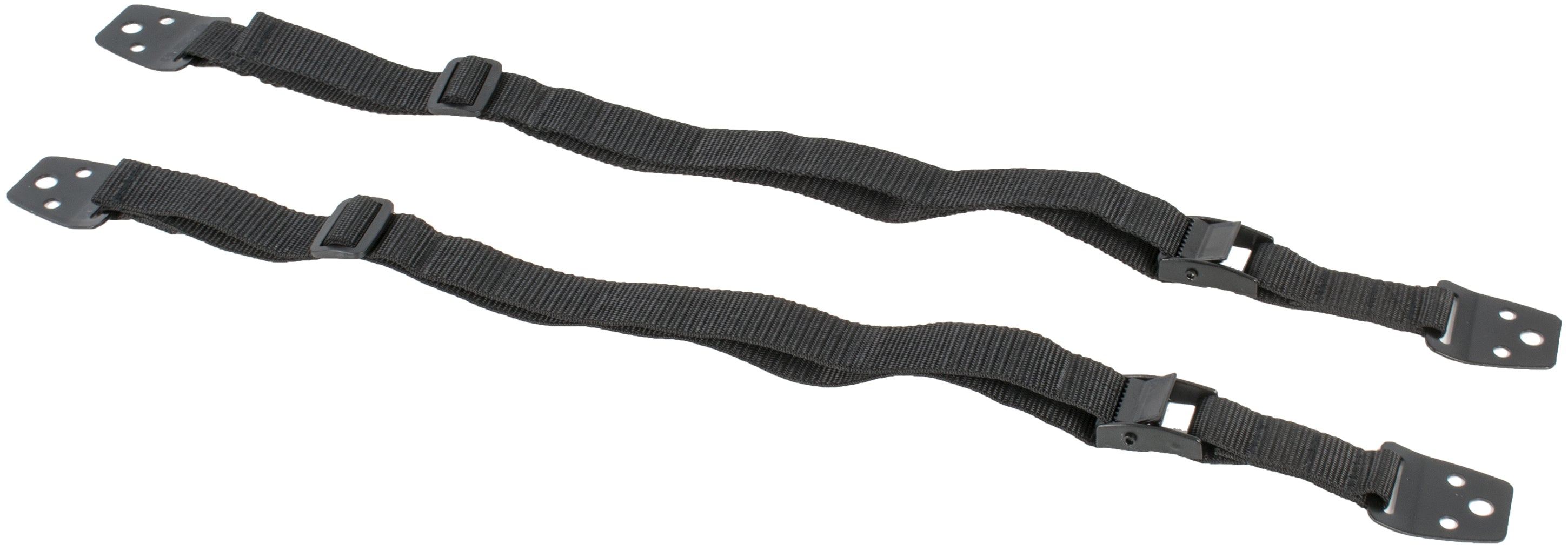 Heavy-duty strap cable management for extra secure TV mounting.