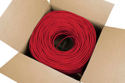 Red 1,000ft Cat5e Ethernet Cable