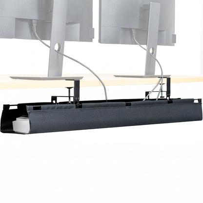 47" Clamp-on cable management tray