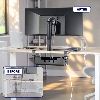Flip Open Clamp-on Cable Management Box