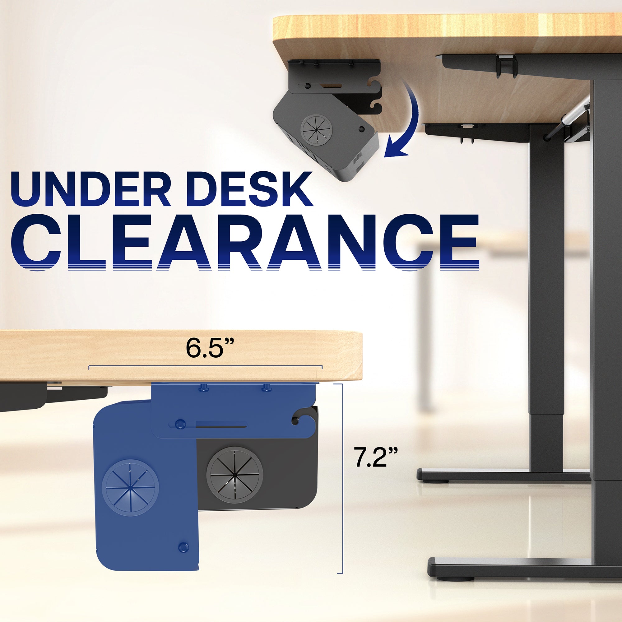 Flip Open Under Desk Cable Management Box