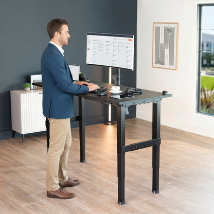 Premium Electric 4-Leg Dual Motor Desk Frame