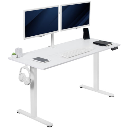 55" x 24" Electric Sit Stand Desk, Height Adjustable Workstation