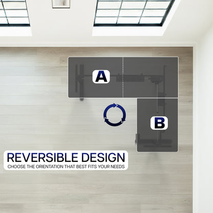 E3 Series - Corner Electric Single Motor Desk Frame