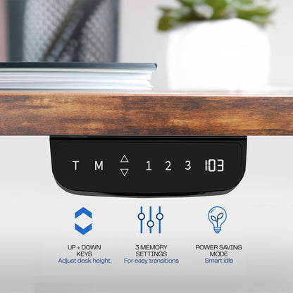 Programmable memory controller with memory settings and power saving mode.