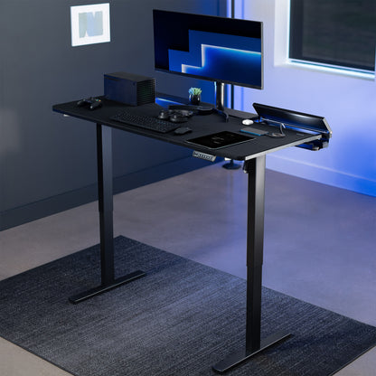 Height Adjustable Desk with Built-In Concealed Cable Trays, Complete Active Standing Workstation