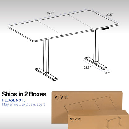 Extra large sturdy sit or stand active workstation with adjustable height using smart control panel.