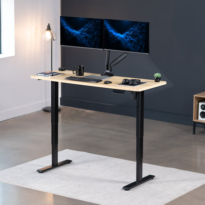 Electric 60” x 24” Stand Up Desk Workstation