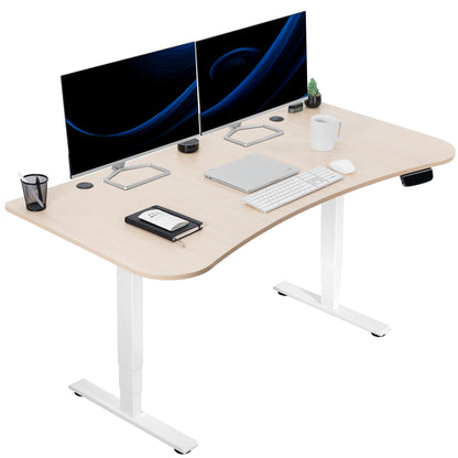 63” x 32” Electric Height Adjustable Stand Up Desk