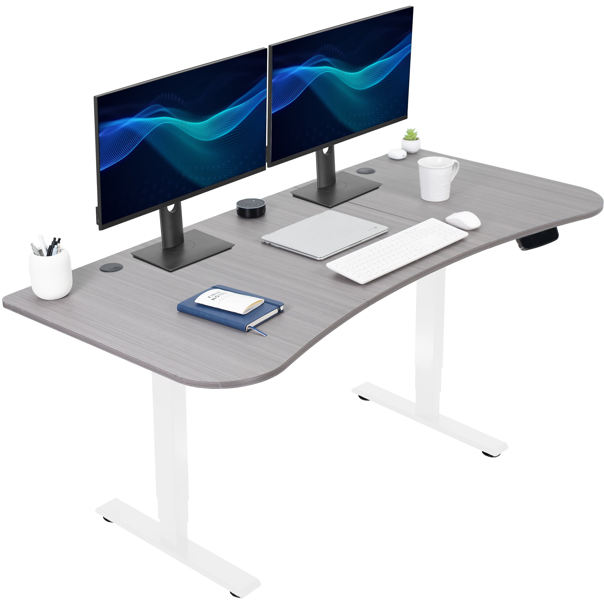 63” x 32” Electric Height Adjustable Stand Up Desk