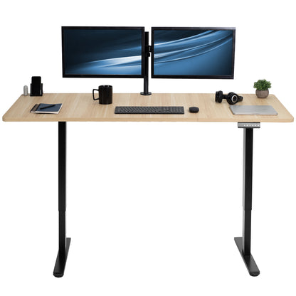 Electric Height Adjustable 71 x 30 inch Stand Up Desk