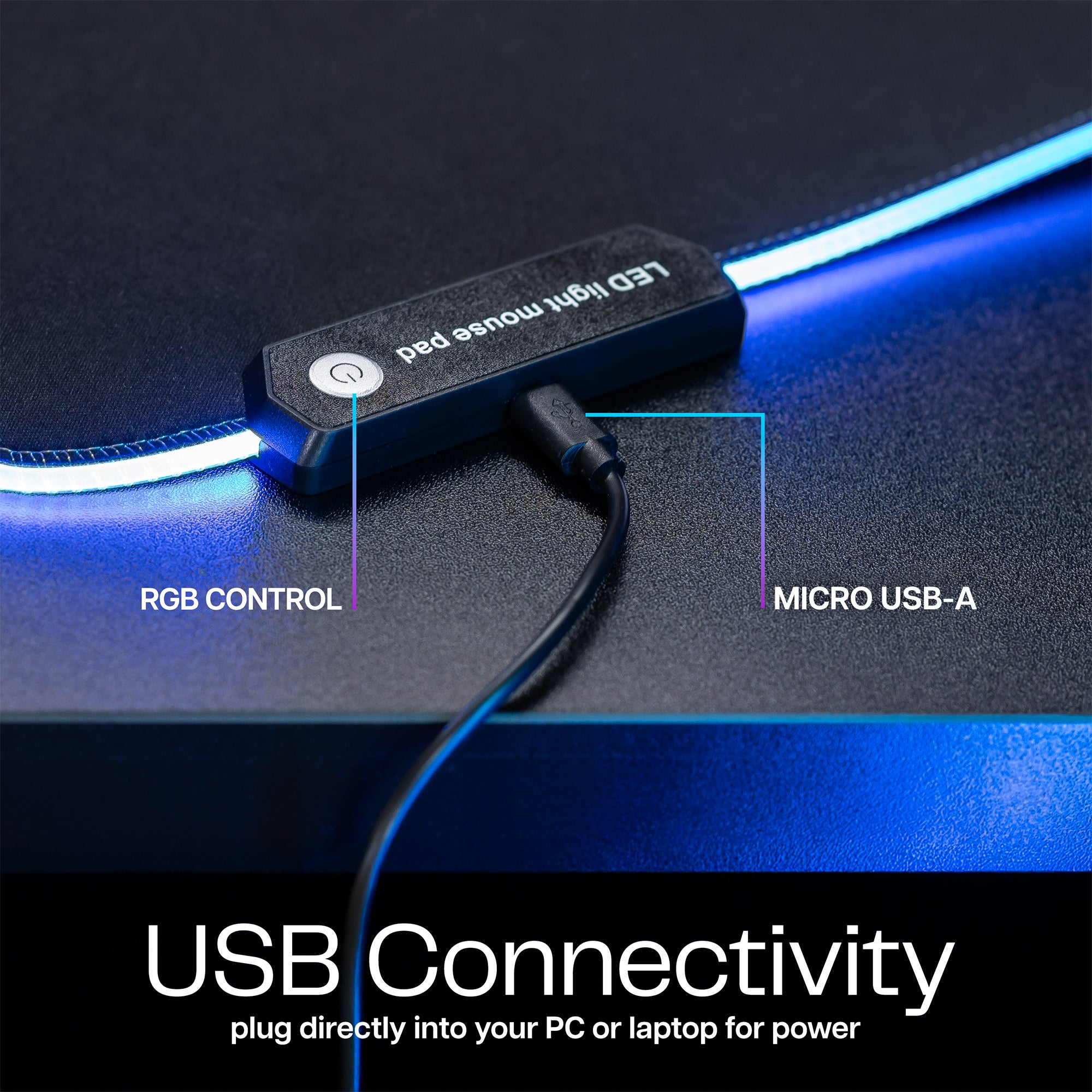 Extra Large 71 x 30 inch Full Size Desk Pad with RGB Lighting for Office Ambience and Immersive Gaming, Oversized Mouse Pad Table Top Cover, 12 Color Modes, Non-slip Base