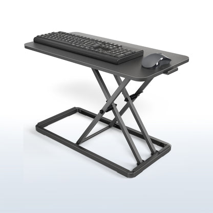 Single Top Manual Lift Keyboard Riser on a blue white gradient background