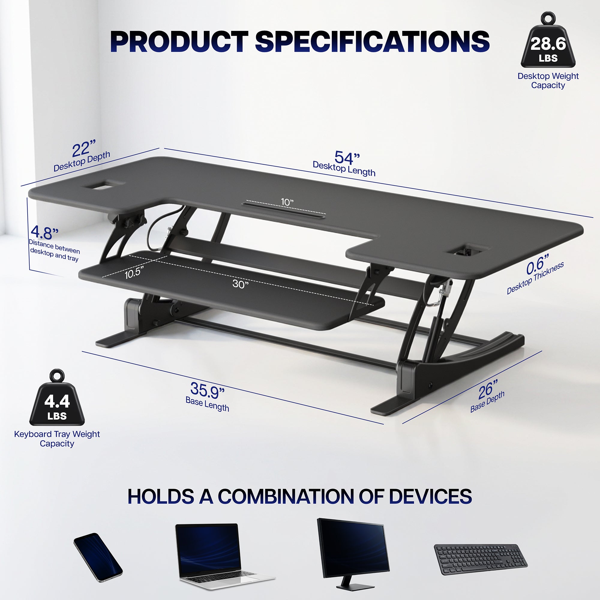 V Series Standing Desk Converter