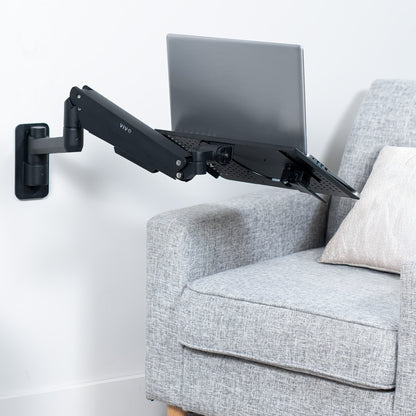 Pneumatic Wall Mounted Laptop Tray