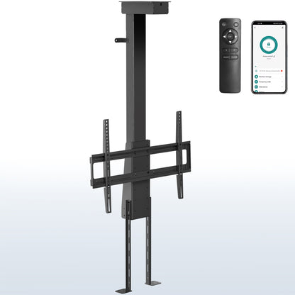 Motorized Large TV Mount with Remote Control - 43” to 88” Screens