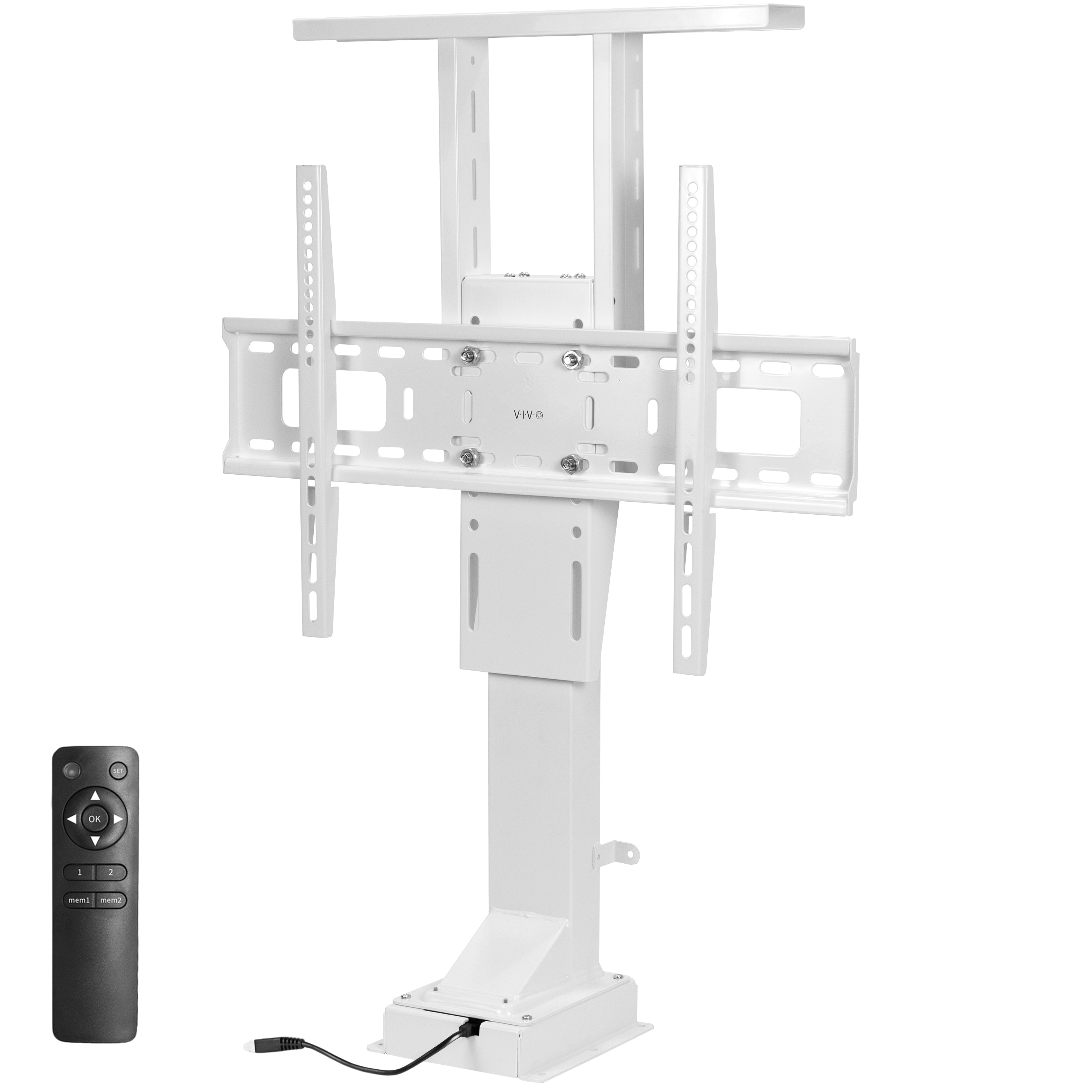 Motorized TV Stand with Remote Control