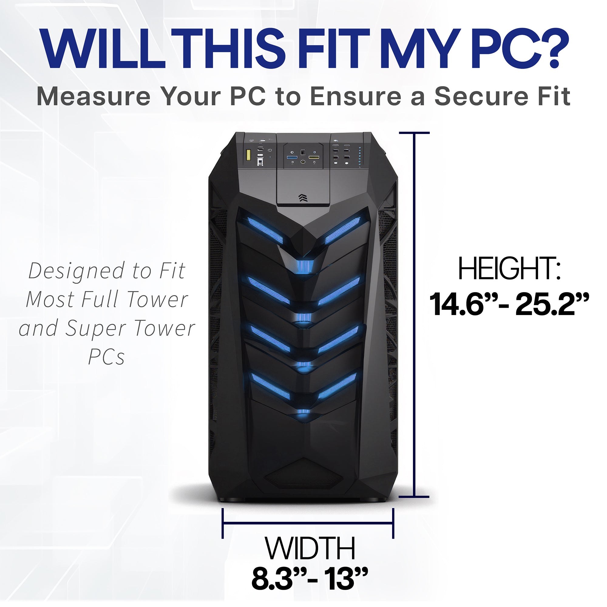 PC mount designed for large PCs