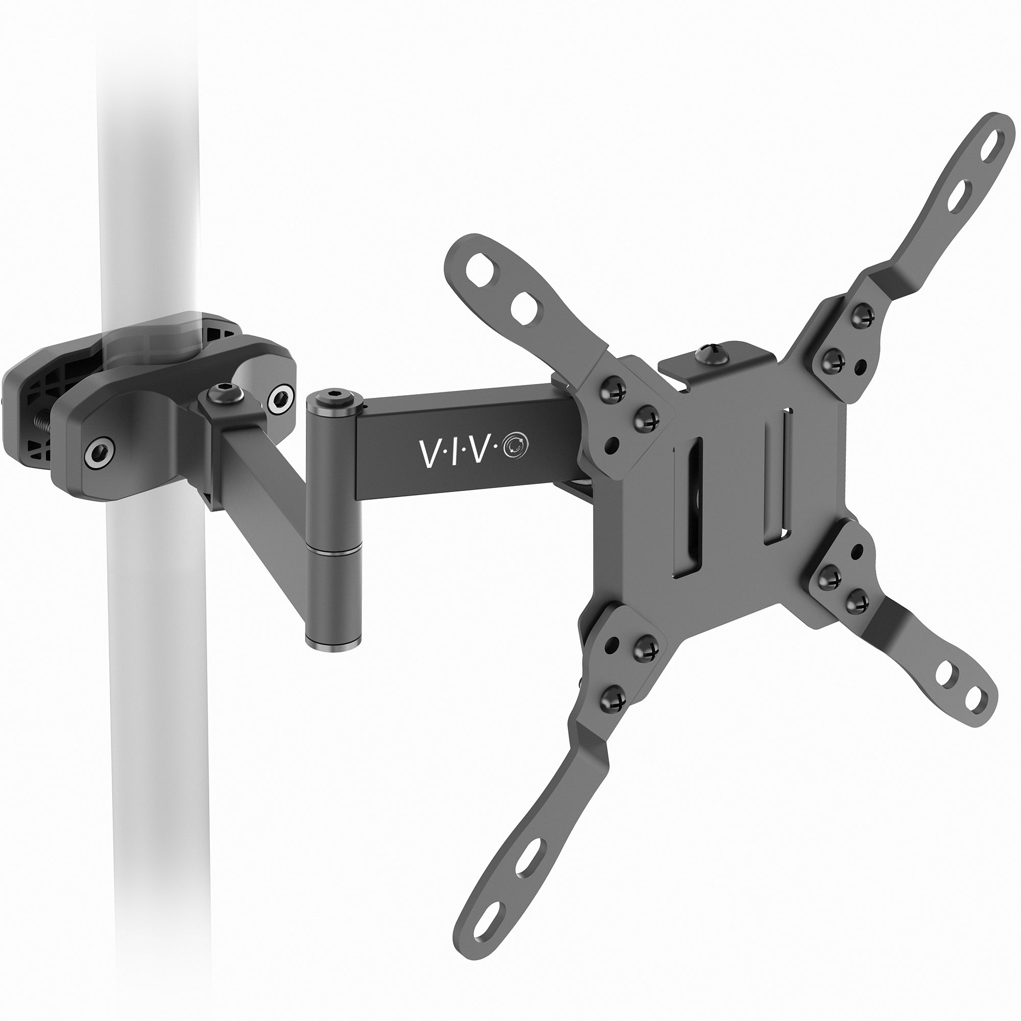 VESA Monitor Arm Pole Mount - 23" to 43" Screens