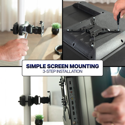 VESA Bracket Pole Mount - 23" to 43" Screens
