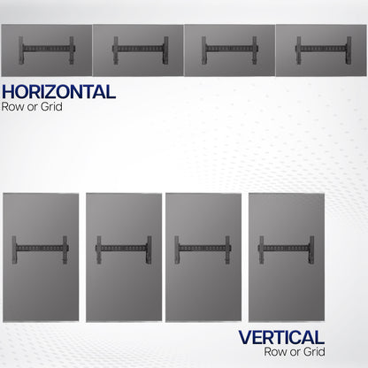 Pop-Out Video Wall Mounts (4 Pack) for 37" to 90" TVs