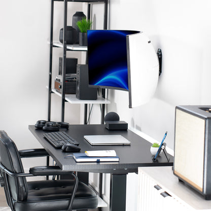 Low Profile Stationary Ultrawide Monitor Wall Mount - Up to 49" Screens