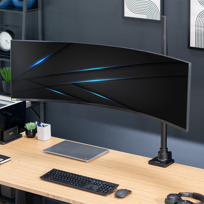 Single Ultrawide Monitor Extra Tall Desk Mount - Up to 49" Screens