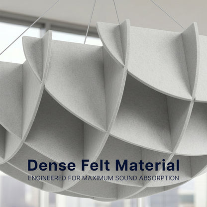 Semi Circle Acoustic Ceiling Panel