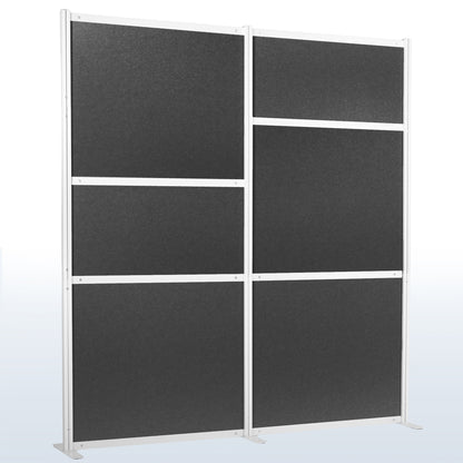 84" Tall Modular Wall System Freestanding Room Dividers