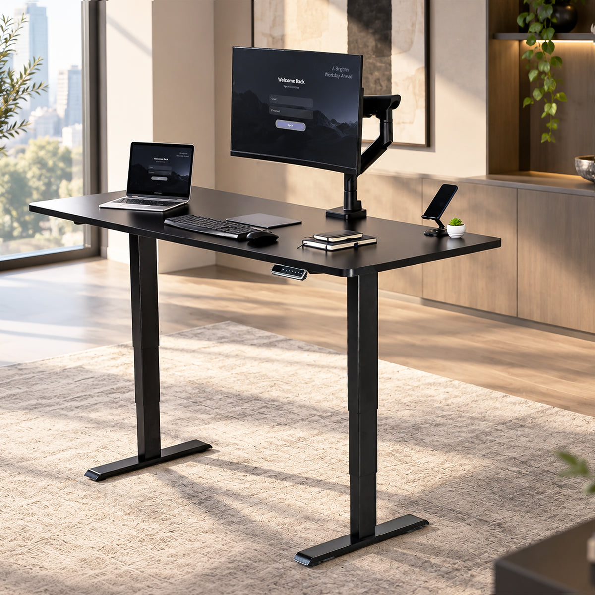 VIVO PRO 71" x 30" Dual Motor Electric Desk