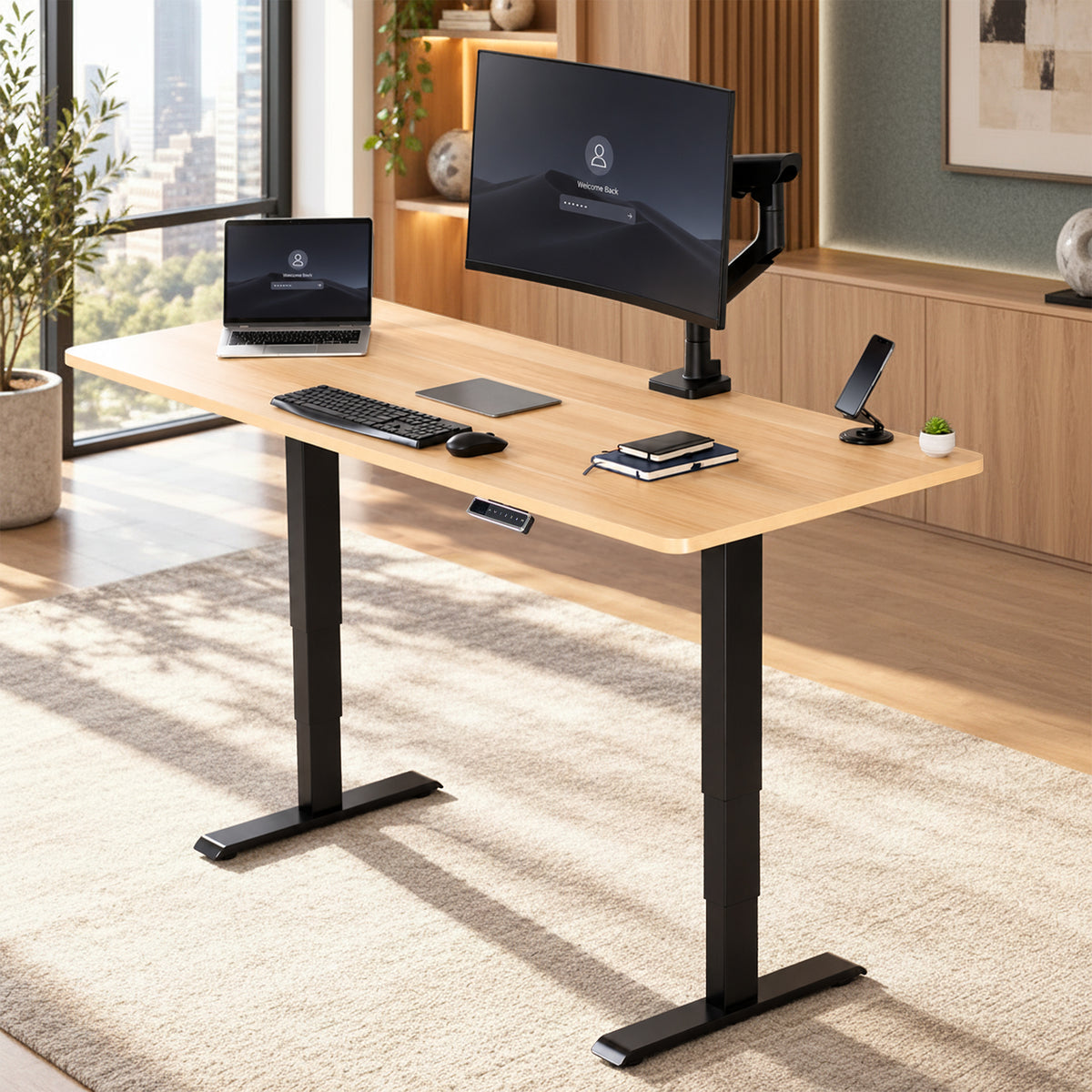 VIVO PRO 71" x 30" Dual Motor Electric Desk