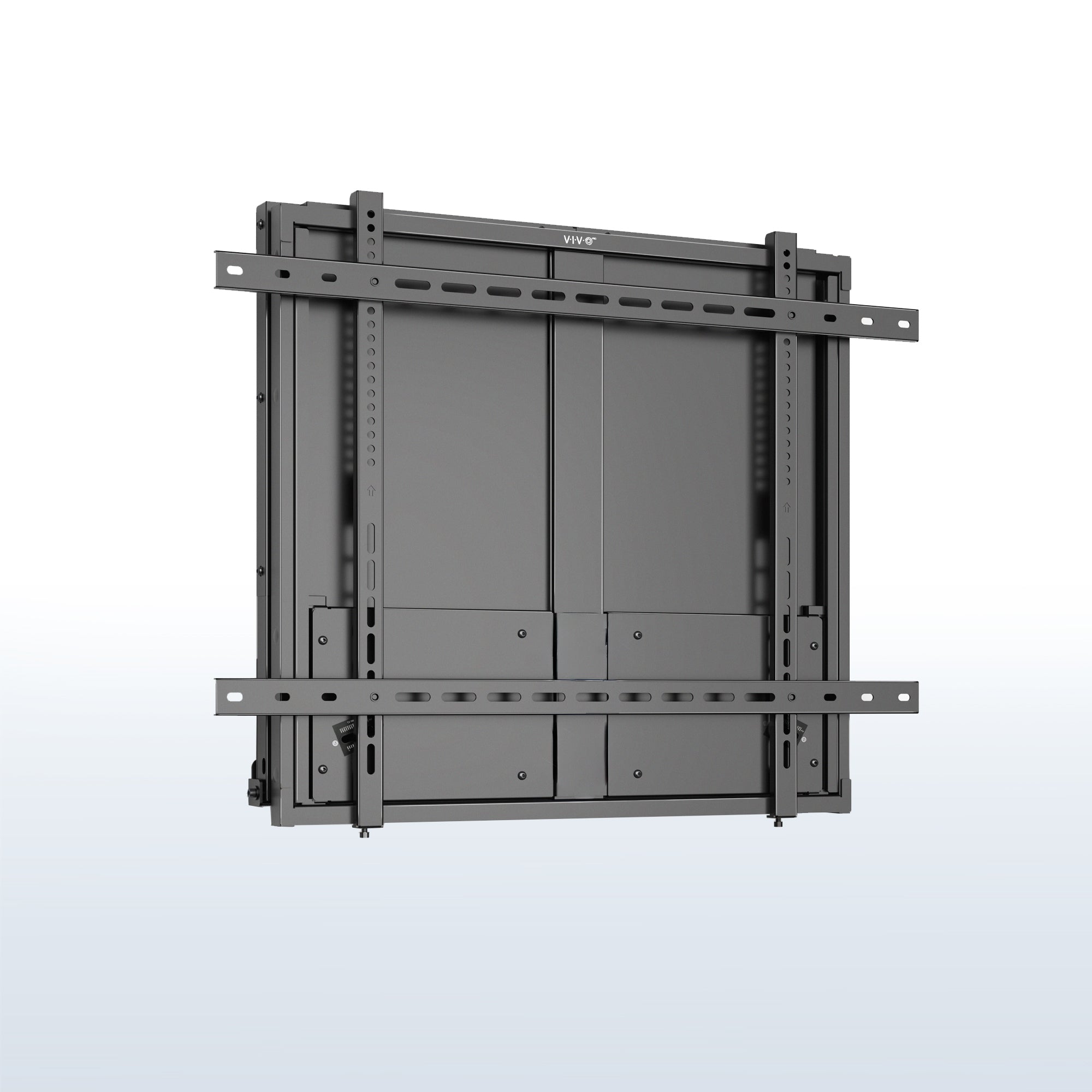 VIVO PRO 65”-86” inch Manual Height Adjustable TV and Interactive Display Wall Mount with Weight Balancing Design