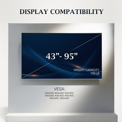 VIVO PRO Heavy Duty Full Motion TV Wall Mount - 43" to 95" Screens