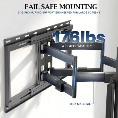 VIVO PRO Heavy Duty Full Motion TV Wall Mount - 43" to 95" Screens
