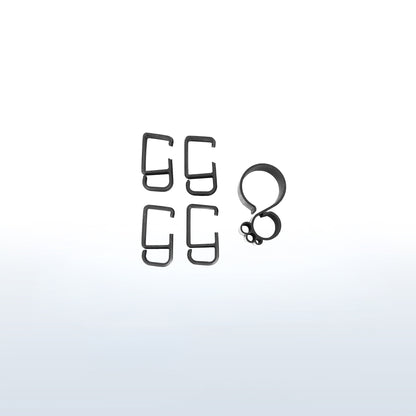 4" Cable Clip Kit for Monitor Stand with allen wrench storage